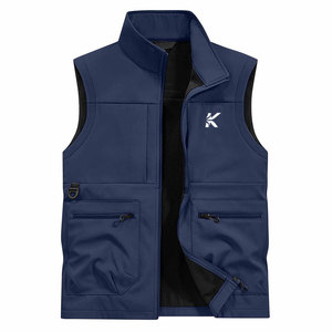 Chaleco Vaquero Casual de Invierno para Hombre, Precio al por Mayor, con Tela Transpirable Ecológica para Viajes Diarios y Uso al Aire Libre - Product Image 1