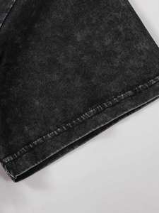 เสื้อยืดสตรีทแวร์โอเวอร์ไซส์ลายกราฟิก Positive Stay สไตล์วินเทจ ผ้าฝ้ายฟอก ยูนิเซ็กส์ ลำลอง - Product Image 5