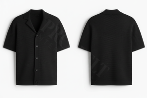 Camisas de vestir de manga corta con cuello y cierre de botones, diseño de logotipo personalizado, venta al por mayor y marca privada aceptada para hombres - Product Image 2