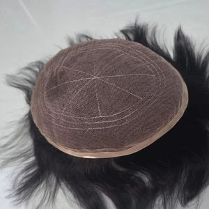 ท็อปเป้ผมแท้แบบเต็มศีรษะสำหรับผู้ชาย ผมอินเดียเรมี่ แบบลอน ความหนาแน่น 100% ความยาวสั้น TAZ HAIR BANGLADESH - Product Image 1