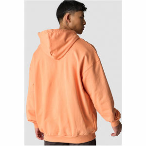 Sudadera con capucha básica para hombre, de forro polar, cómoda, informal, para uso diario, ajustable, de corte relajado. - Product Image 2