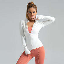 เสื้อโยคะแขนยาวแบบไหล่เฉียง ดีไซน์โปร่ง ระบายอากาศ แห้งเร็ว เป็นมิตรกับสิ่งแวดล้อม เซ็กซี่ ผ้าตาข่าย เหมาะสำหรับออกกำลังกาย เต้น และเล่นกีฬา - Product Image 5