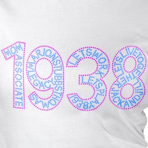 เสื้อยืดแขนสั้นประดับเพชรขาว ปี 1938 เสื้อยืดลำลองสำหรับผู้หญิง ลายกราฟิก แฟชั่นทันสมัย ดีไซน์วิบวับ สตรีทแวร์ เสื้อผ้าใส่ได้ทุกวัน - Product Image 5