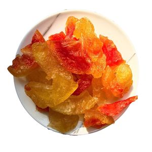 Rodajas de Papaya Seca, Dulce Snack de Fruta Tropical en Almíbar, Sabor Natural Conservado, Color Rojo Anaranjado Vibrante - Product Image 4