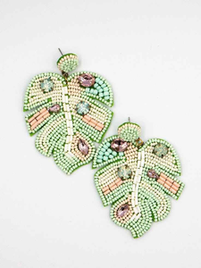 NUEVOS Aretes con Diseño de Sombrero, Hechos a Mano con Cuentas y Bordado, para Niñas y Mujeres, por MD HANDICRAFTS - Product Image 5