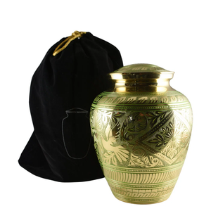 Elegant Handcrafted Beaded Cremation Urn <b>Memorial</b> Display Containers At Cheap Price - Product Image 2