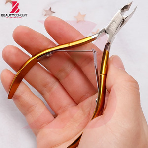 Mirror Polished Gold Coated Cuticle Nipper Professional Stainless Steel High Precision Dead Skin Remover for Salons - Product Image 4