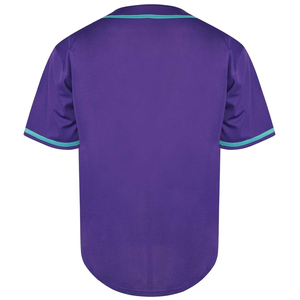 Maillots de baseball vierges personnalisables de haute qualité, style rétro, marron, pour bébés, brodés, pour équipes de baseball, vente en gros - Product Image 2