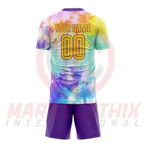 Uniformes de Fútbol Juveniles de Diseño Personalizado y Calidad Premium, Nueva Llegada, Conjunto de Uniforme de Fútbol de Color Sólido para Todas las Temporadas - Product Image 3