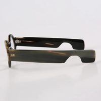 Lunettes de vue anti-lumière bleue modernes, écologiques, fabriquées à la main en Inde, en corne de buffle, Falak World Export