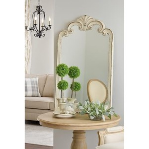 Whitewashed Pine Wood Rustic <b>Mirror</b> Wholesale | Cottage Farmhouse Statement Frame - Product Image 2