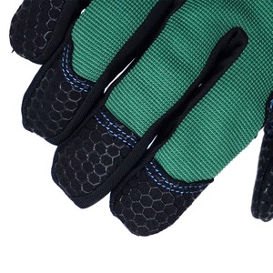 Polyester Breathable Work Gloves <b>Full</b> Finger Knit Wrist Anti <b>Slip</b> Abrasion Resistant Latex-Free General Purpose Safety Gloves - Product Image 5