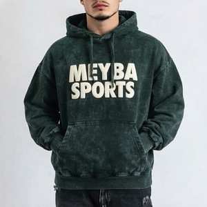 Sudadera con Capucha Extra Grande para Hombre MEYBA SPORTS, de Algodón y Felpa, Estilo Casual de Invierno, con Bolsillo Canguro - Product Image 3