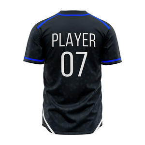 Nouveaux maillots de baseball unisexes en strass de haute qualité, imprimés sur mesure, en tissu viscose/coton, respirants, antibactériens, grandes tailles - Product Image 3