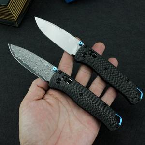 Navaja Plegable con Mango de Fibra de Carbono 535, Cuchillo Táctico de Alta Dureza para Exteriores, Camping y Caza - Product Image 5