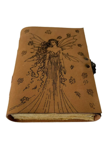 Women's Vintage Handmade Spiral Journal Butterfly Laser Cut <b>Lock</b> Clasp Book of Shadows Prayer Planner and <b>Diary</b> - Product Image 2