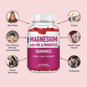 Gomitas de Magnesio Glicina OEM con Prebióticos, 60 Unidades, 100 mg, Veganas, Sin Gluten, Apoyo para el Estrés, el Sueño y la Recuperación, 30 Porciones - Product Image 5