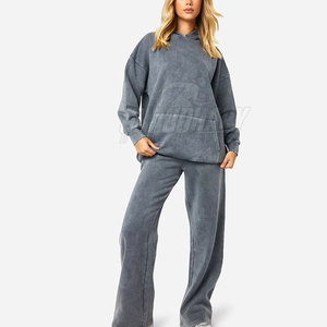 Chándal de alto rendimiento con lavado ácido, tejido ligero, ajuste cómodo, ideal para uso diario y viajes. - Product Image 2