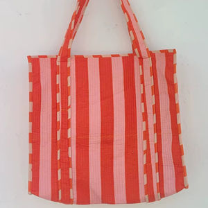 Sac fourre-tout décontracté en coton uni avec fermeture éclair, grande capacité, double poignée, pour l'été et le printemps, avec logo personnalisé - Product Image 1