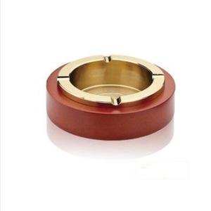 Cenicero de Tabaco de Madera Natural y Metal con Forma Personalizada, Cenicero de Cigarrillos de Primera Calidad para Uso en Mesa de Oficina u Hogar - Product Image 3