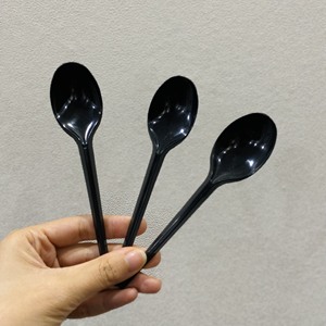 Meilleures ventes 2026 – Nouveauté : Cuillères jetables en plastique 15/21 cm pour fêtes, restaurants, restauration rapide, plats à emporter – Multicolores - Product Image 6