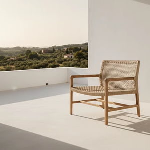 Chico Luxury Modern Outdoor Dining Chair Solid Teak Wood Handmade Water Resistant Villa Apartment Patio Furniture - Product Image 5