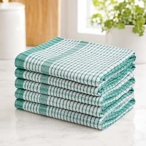 Serviette de cuisine en coton biologique GOTS 100% de qualité supérieure, 400 GSM, 45x65 cm, absorbante, vente en gros - Product Image 4