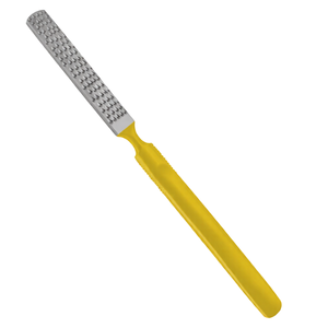 Foot <b>File</b> and Rasp 7 Inch Double Sided Callus Remover Yellow Handle Stainless Steel Pedicure Foot Care Hard Skin Removal Tool - Product Image 3
