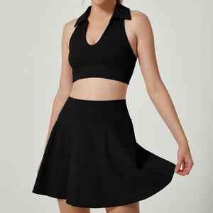 Uniforme de Tenis para Mujer, Serie Court Action, Falda, Pantalones Cortos y Top, Tela Suave y Ventilada, para Entrenamiento Ágil y Partidos - Product Image 2