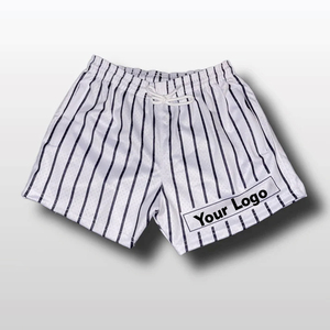 Shorts de sport décontractés pour hommes en coton/polyester, imprimés par sublimation, respirants, séchage rapide, taille élastique, personnalisables. - Product Image 1