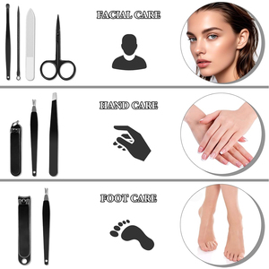 Durable Professional Stainless Steel Manicure and Pedicure Set Factory Direct Export High End Personal Care Travel Kit - Product Image 3