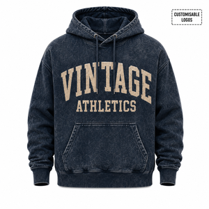 Sudaderas con Capucha para Hombre, Personalizadas, 2026, Calidad Premium, Efecto Desgastado por el Sol, 100% Algodón, Felpa, Lavado Ácido, Estilo Waffle, Térmicas - Product Image 4
