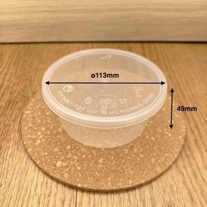 ฝาปิดภาชนะใส่อาหารขนาด 12 ออนซ์ ผลิตจากพลาสติก PP เกรดอาหาร เป็นมิตรต่อสิ่งแวดล้อม ปราศจากสาร BPA ใช้กับเครื่องล้างจานได้ ใช้กับไมโครเวฟได้ ใช้กับช่องแช่แข็งได้ รีไซเคิลได้ ย่อยสลายได้ ดีไซน์ทันสมัย เหมาะสำหรับอาหารแบบนำกลับบ้าน - Product Image 5