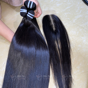 Prêt à Expédier Couleur Personnalisée Non Transformée Os Droite Perruques de Cheveux Humains Vietnamiens Lace Front Remy Extensions de Cheveux - Product Image 5