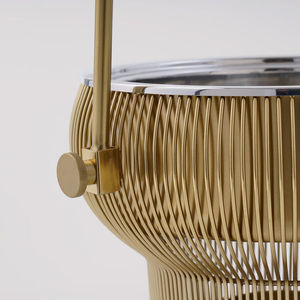 Luxury Dome <b>Lid</b> Metal Chafing Dish With Wire Cage Design And Hanging Rod For Buffet And Event Serving - Product Image 3