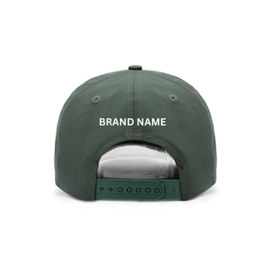 5-Panel Performance Golf Hat With Custom Logo Breathable Rope Baseball <b>Cap</b> Lightweight Fabric Plastic Back Closure Factory Price - Product Image 5