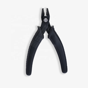 Outils de fabrication de bijoux pince à sertir pince en plastique souple, plastique moulé en acier inoxydable souple et confortable poignée en plastique DIY - Product Image 2