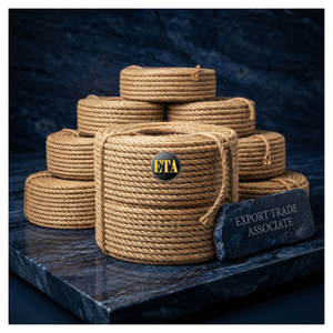 Sac en corde de jute polie ETA 48MM, écologique et respirant, absorbant l'humidité, enduit de toile de jute pour usage en motifs bruts CB/CRM/CRT/CRX - Product Image 1