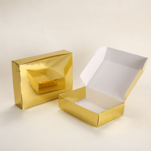 Custom Elegant Eco-Friendly Biodegradable Gold Card Paper Candle Gift Packaging <b>Boxes</b> CMYK/Gold Foil Printing <b>Foldable</b> Soft - Product Image 2