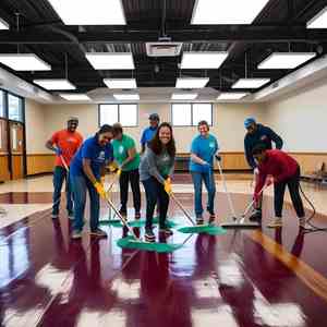 Cera líquida perfumada naranja para suelos con acabado brillante y protección de superficies para suelos de sala de estar y oficina - Product Image 5