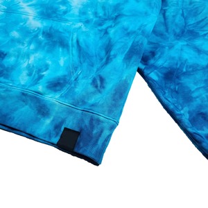 Trendy Custom Oversized <b>Tie</b> Dye Hoodie Bold Rainbow Pullover Soft Comfortable Sweatshirt for Men and Women Streetwear OEM ODM - Product Image 4