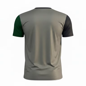 Custom Men Sports T Shirt Breathable Polyester Quick Dry Running Gym Training <b>Tee</b> - Product Image 3