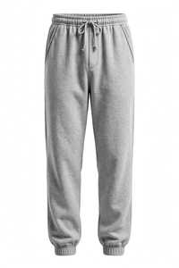 Pantalones Deportivos Casuales para Hombre WA BROTHERS, Negros, de Forro Polar, Peso Medio, para Invierno, con Cintura Elástica, Cordón Ajustable y Puños en las Piernas - Product Image 4