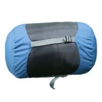Saco de dormir de color azul con forma de momia, lo último y nuevo, al por mayor, saco de dormir de un solo tamaño para exteriores, 100% orientado a la exportación