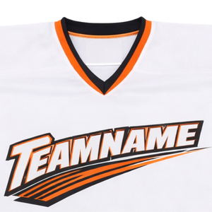 Jersey de Hockey Personalizado - Nombre del Equipo Sublimado Profesionalmente - Tela de Malla Corta y Duradera que Absorbe la Humedad y se Seca Rápidamente |   Oro Verde - Product Image 5