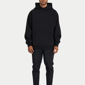 Sweat-shirts à capuche décontractés pour hommes, grandes tailles, personnalisables, production rapide, 100 % coton, très demandés - Product Image 1
