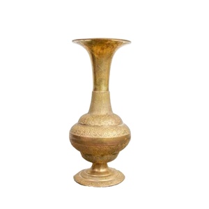 Vase à fleurs en laiton de style floral décors pour la maison vase de luxe décoratif et pot de fleur artificielle jardinière durable pour la déco de mariage - Product Image 6