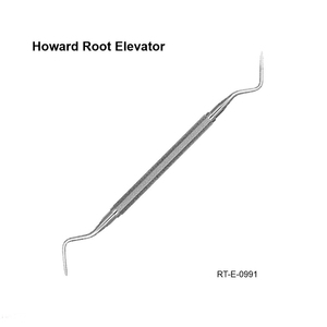 Élévateur dentaire manuel ergonomique Howard en acier inoxydable certifié CE par Roboz Tech Pakistan - Product Image 1