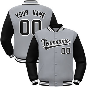 Vestes d'hiver pour hommes personnalisées OEM, en tissu polyester, chaudes, style bomber, style baseball, grandes tailles, personnalisables - Product Image 1