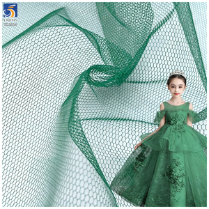 Tissu en tulle rigide 100 % polyester YX1540 20GSM, <span class=keywords><strong>largeur</strong></span> 170 cm, pour l'emballage de fleurs et la confection de jupons - Product Image 1